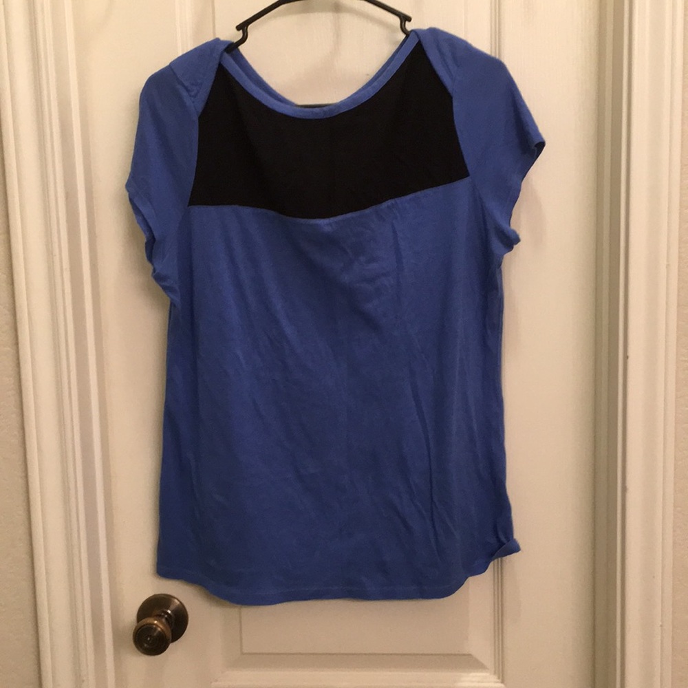 Merona Color block tee size L